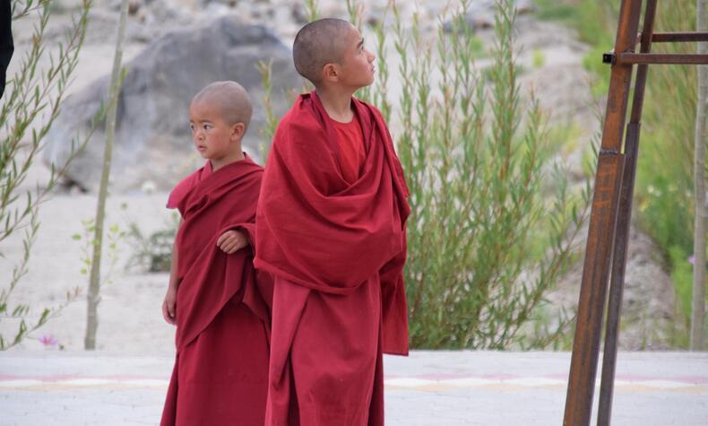 viaggi di lusso a distanza in Ladakh India monaci