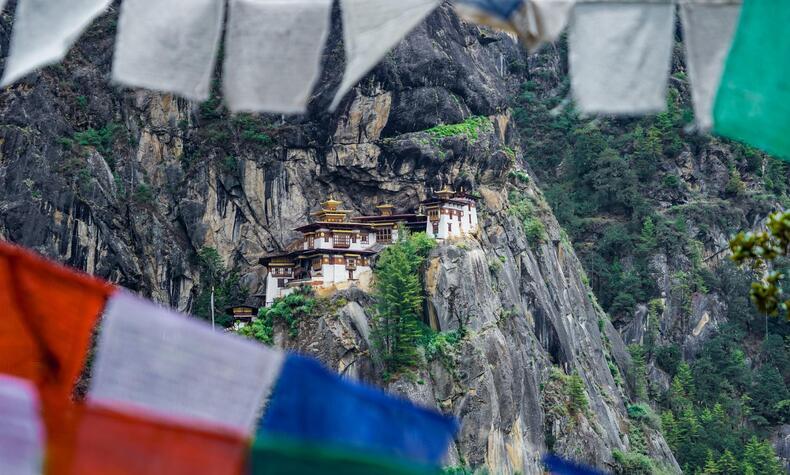 luxury travel butan temple unemployment Bhutan happiness