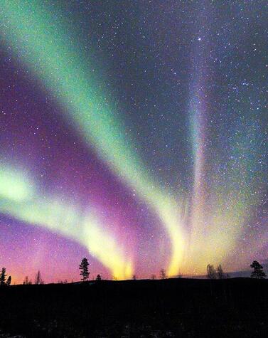 viaggio di lusso nell' aurora boreale