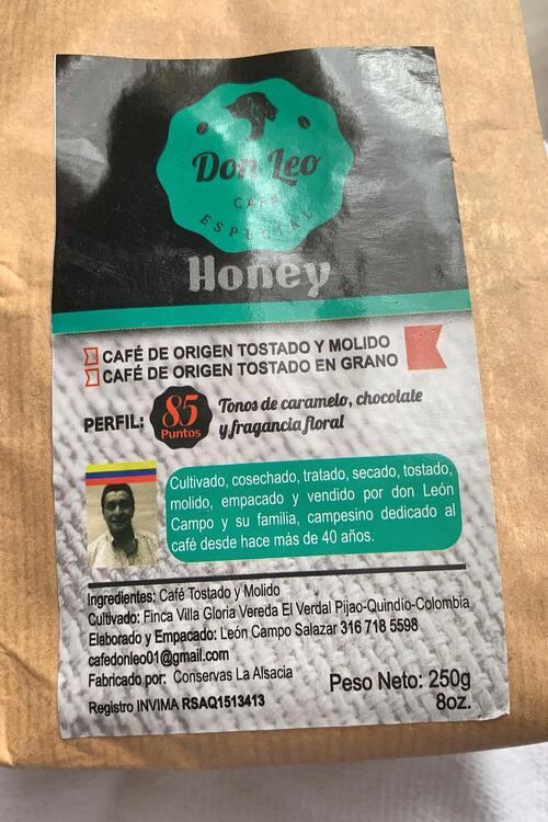 trip to colombia - coffee region - coffee don leo