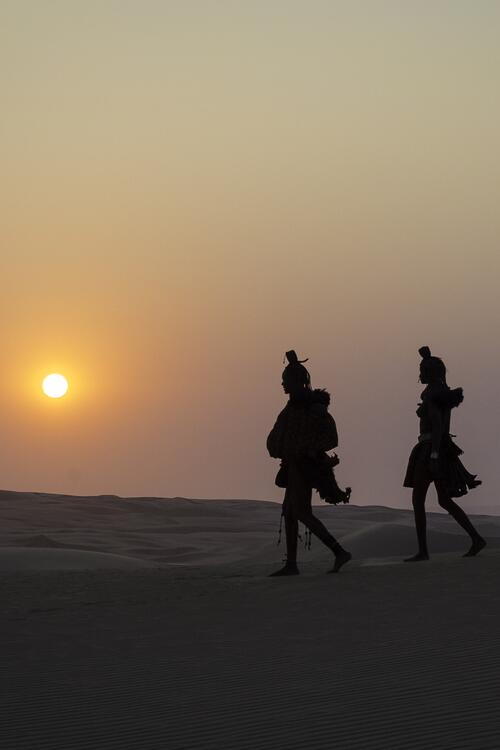 Hymbas nella Serra Cafema. Foto: Wearewilderness. Safari Namibia.