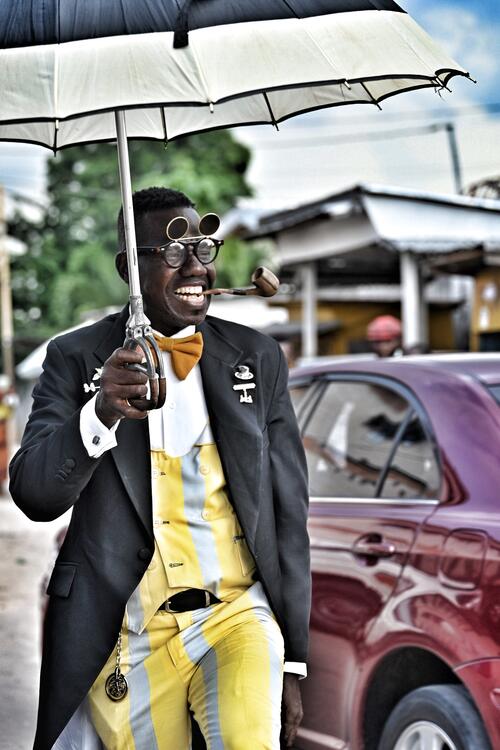 Sapeur nella città di Brazzaville