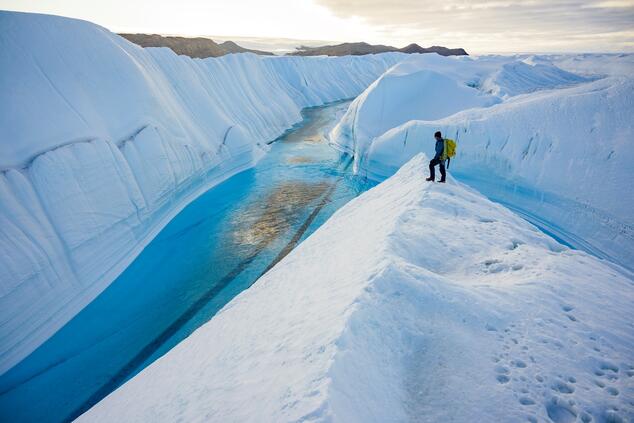 Campo Deserto Bianco Antartico.
