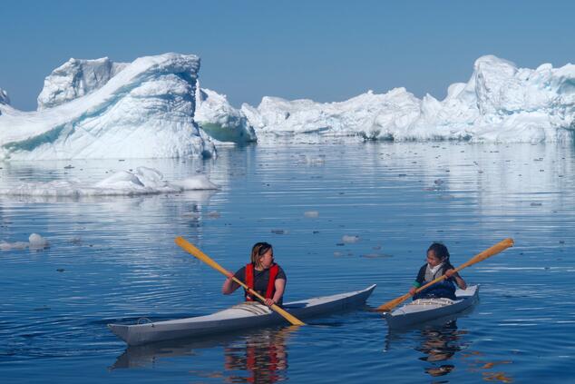 Il kayak è il modo migliore per fare viaggi brevi.