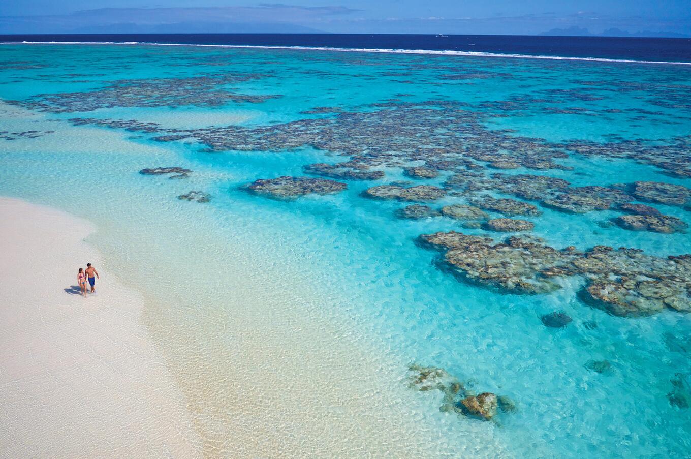 viaggio di lusso su un'isola privata polinesia the brando